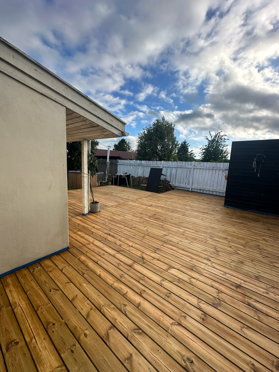 Terrassebehandling — efter